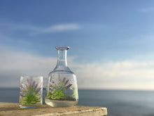 Load image into Gallery viewer, Hand Painted Carafe Set - Lavender
