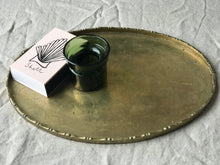 Load image into Gallery viewer, Antique Brass Chinese Serving Tray
