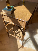 Load image into Gallery viewer, Bamboo + Rattan Dressing Table

