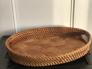Vintage Woven Tray