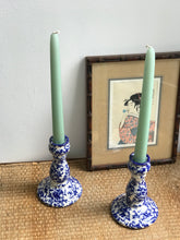 Load image into Gallery viewer, Spongeware Candlesticks
