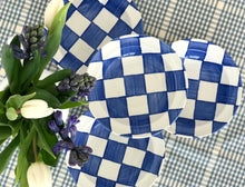 Load image into Gallery viewer, Blue Chequered Bowls
