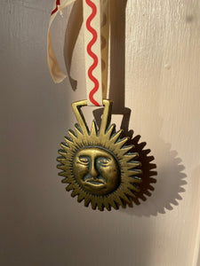 Brass Sun Plaque