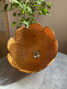 Rattan Scallop Shade