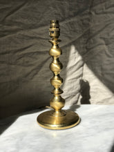 Load image into Gallery viewer, Brass Bobbin Lamp
