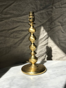 Brass Bobbin Lamp