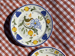 Pair of Floral Plates