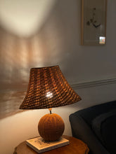 Load image into Gallery viewer, Large Rattan Lampshade
