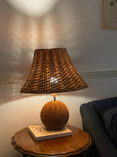 Load image into Gallery viewer, Large Rattan Lampshade
