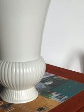 Load image into Gallery viewer, Fluted Cream Vase
