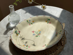 Floral Oval Platter