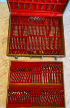 Load image into Gallery viewer, Vintage Bamboo Cutlery Set for 12
