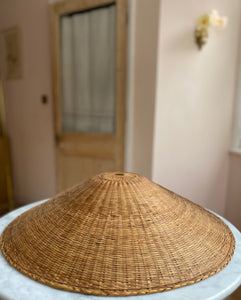 Large Rattan Ceiling Shade