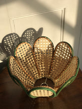 Load image into Gallery viewer, Vintage Green Rattan Shades

