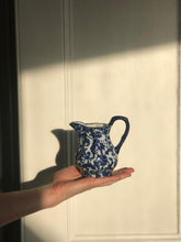 Load image into Gallery viewer, Blue and White Victorian Jug
