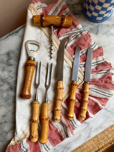 Bamboo Cheese + Wine Set