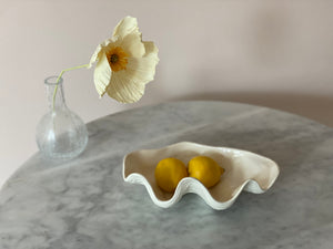 Ceramic Clam Shell Dish