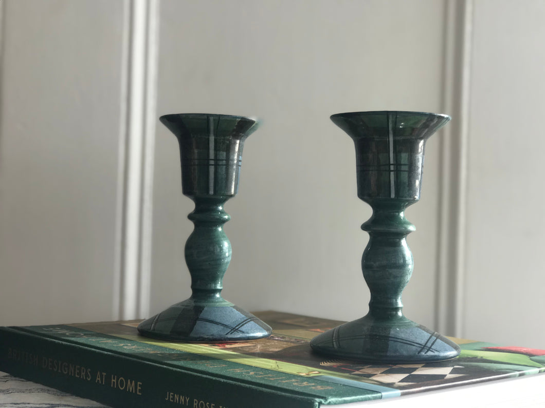 Tartan Candlesticks