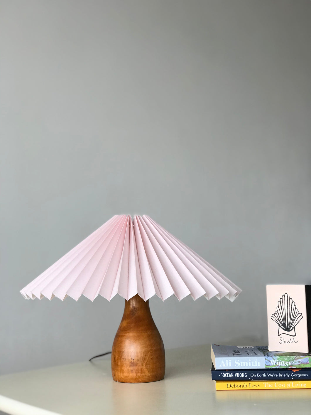 Turned Wood Lamp