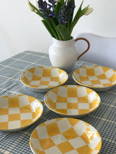 Load image into Gallery viewer, Yellow Chequered Bowls

