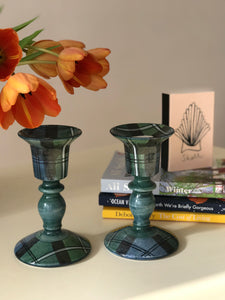 Tartan Candlesticks