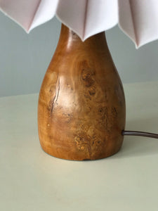 Turned Wood Lamp