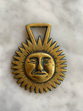 Load image into Gallery viewer, Brass Sun Plaque
