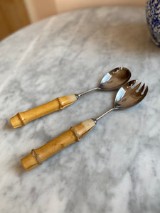 Bamboo Salad Servers