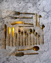 Load image into Gallery viewer, Vintage Bamboo Cutlery Set for 12
